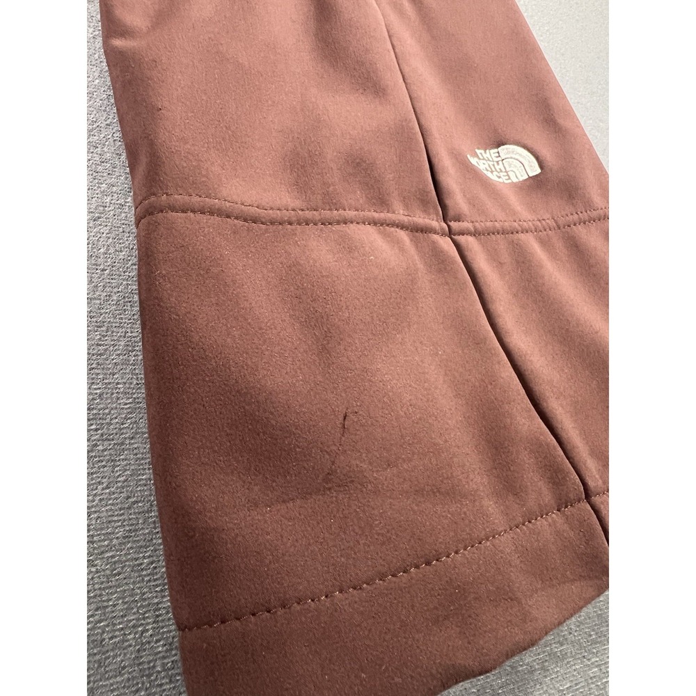 The North Face Women's Brown Softshell Snow Pants M Regular Bootcut Winter Ski - Picture 10 of 16